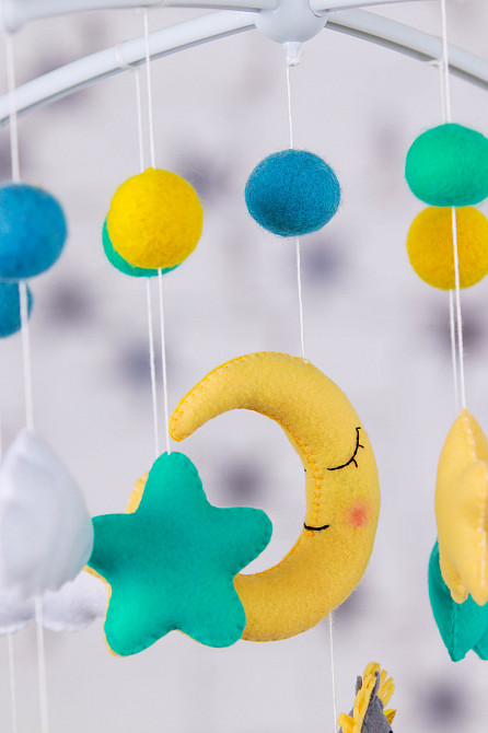 Музичний мобіль WoollyFox «Єдиноріг» з 35 мелодіями Київ - фото 6