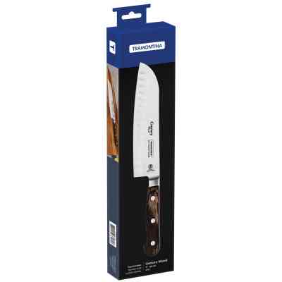 Кухонний ніж Tramontina Century Wood сантоку 178 мм (21542/197) Вінниця