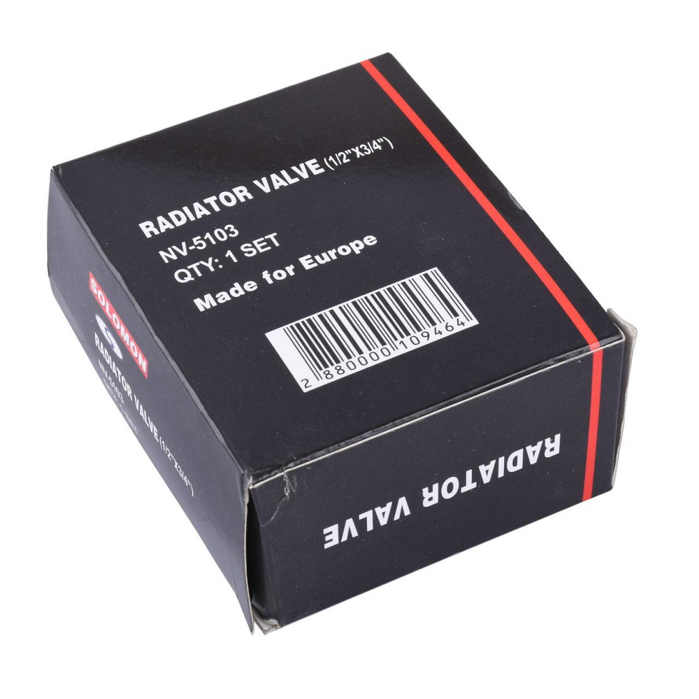 Вузол нижнього підключення панельного радіатора SOLOMON NV 5103 прямий кульовий 3/4″ (000010946) Київ - фото 3