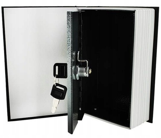 Сейф металевий у вигляді книги з 2 ключами 18х11.5 см Malatec (6148) Нововолинськ - фото 4
