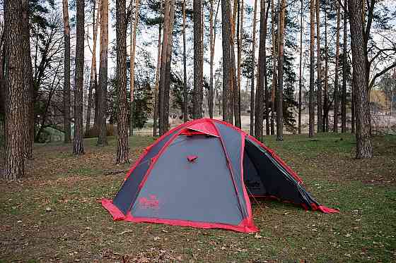 Палатка Tramp ROCK 3 (V2) серая Киев