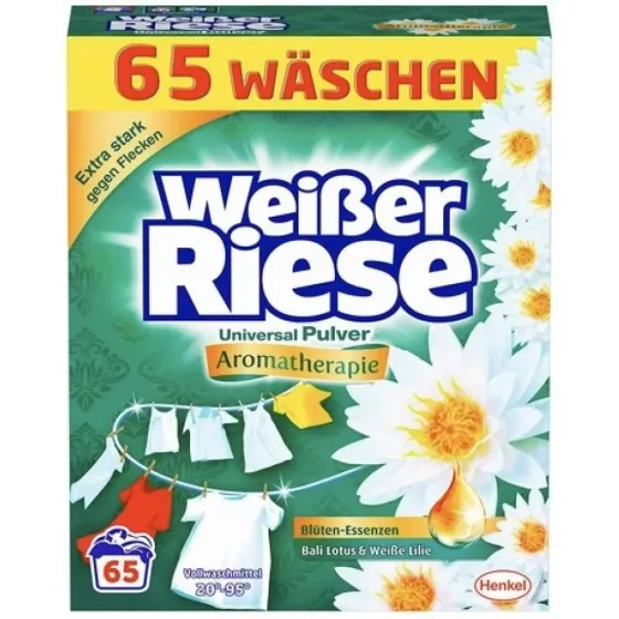 Пральний порошок універсал 3,57 кг 65 пр. Weiber Riese Aromatherapy Львів