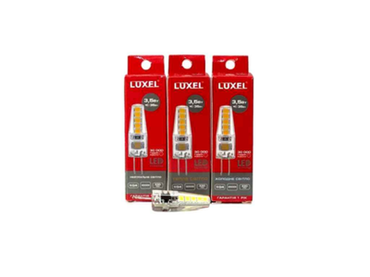 Лампа LUXEL G4 3.5W 6500K 12V Харків