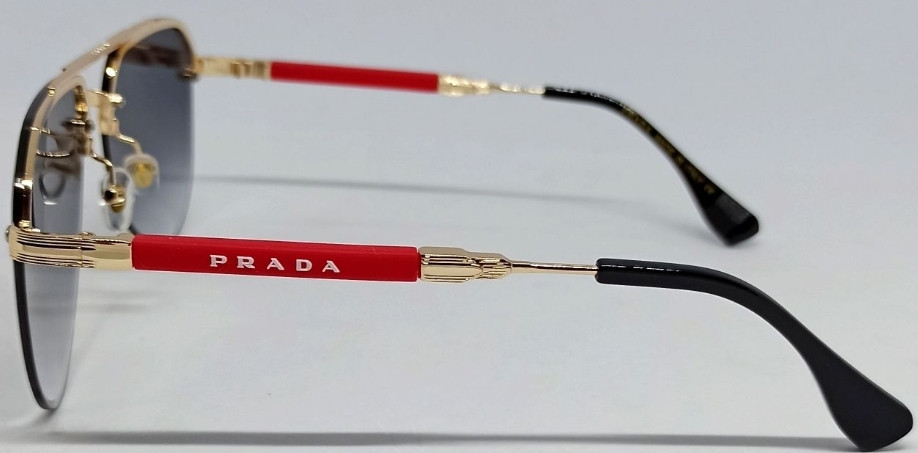 Мужские брендовые очки капли серый градиент с красными резин вставками. Киев - изображение 6