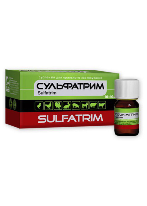 Сульфатрим суспензия 10 мл O.L.KAR (аналог трисульфона) Винница - изображение 2