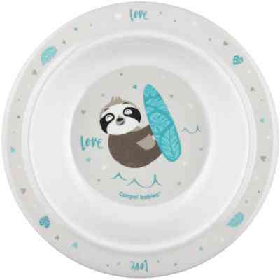 Тарілка дитяча Canpol babies Exotic Animals на присосцi 270 мл Сіра (4/519_grey) Вінниця