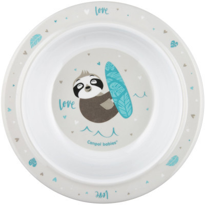 Тарелка детская Canpol babies Exotic Animals на присоске 270 мл Серая (4/519_grey) Винница - изображение 2