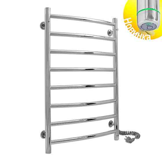 Электрический полотенцесушитель Laris Классик П8 500Х800 Э сенсор S3 правое подкл. Киев