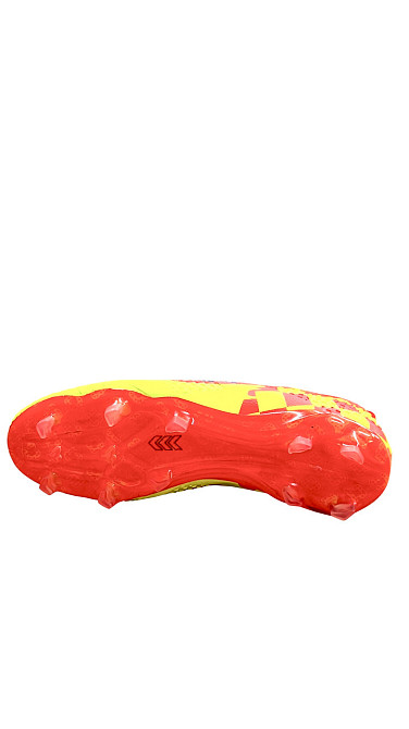 Бутси (копи) для футболу дорослі DMB24143-2 orange-lime р. 41-45 Вишневе - фото 2