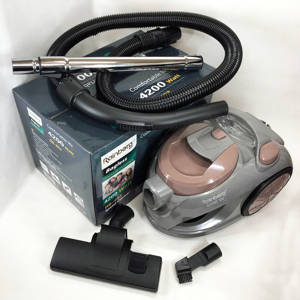 Пилосос циклонний для прибирання будинку Rainberg RB-653 2500Вт, Пилосос без мішка провідний SJ-81 Івано-Франківськ - фото 4