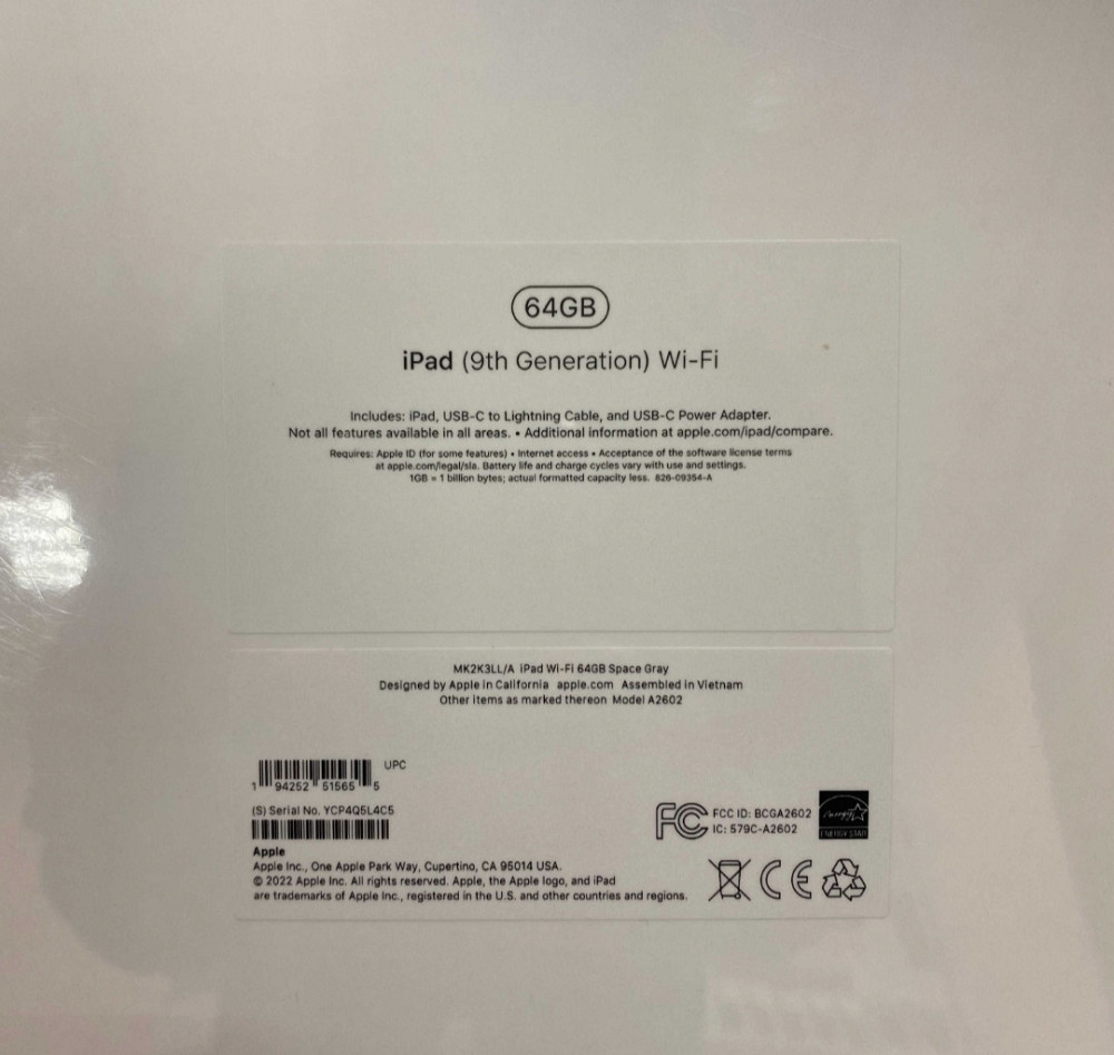 Новый iPad 9 2021 64gb Wi-Fi Space Gray (MK2K3) Киев - изображение 5