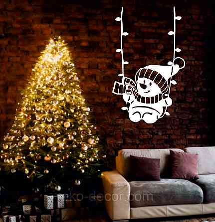 Декоративне настінне Панно «Сніговик», Декор на стену Київ