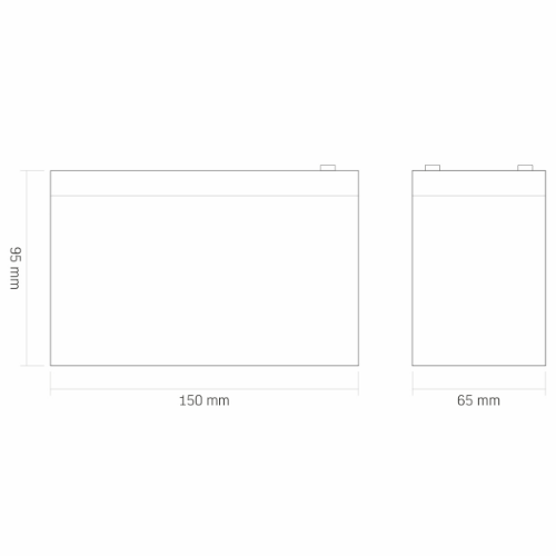 Акумулятор 12 V 7,2 Ah свинцево-кислотна 6FM7,2 Videx Житомир - фото 3