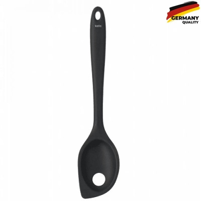 Ложка кухарська Kela Tom Hole 28,5 см Black (12630) Вінниця - фото 1