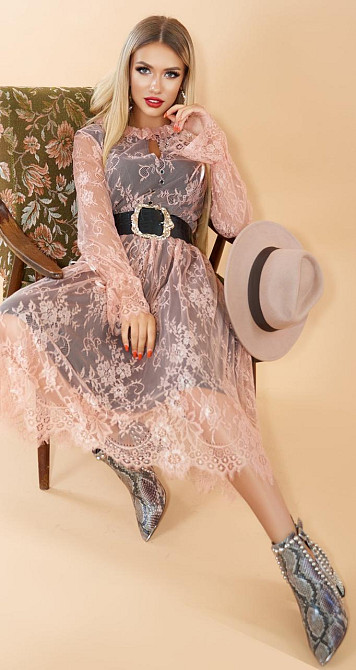 Красивое гипюровое платье (46) Киев - изображение 3