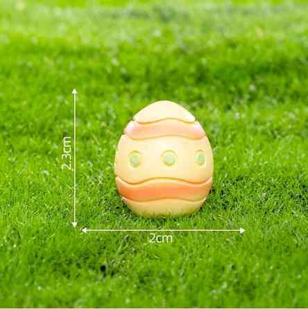 Кролик з писанкою мініатюрны фігурки для флораріуму та великодніх композицій. № 4 Одеса