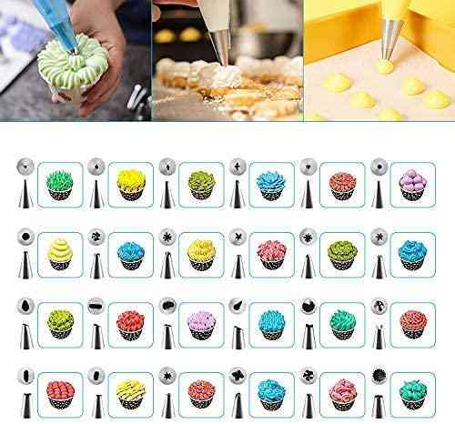 Набір для декору тортів і кексів 72 шт з підставкою Київ