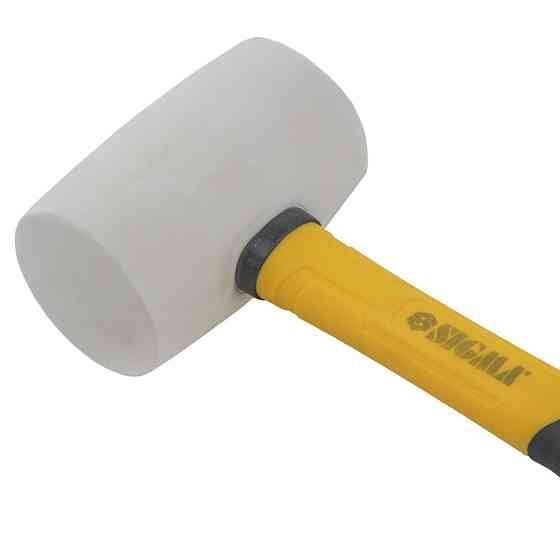 Sigma Киянка резиновая белая 680г фиберглассовая рукоятка SIGMA (4317311) Коломыя