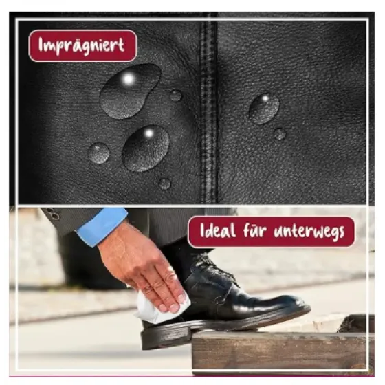 Вологі серветки для взуття Poliboy Shoe Care Wet Wipes, 10 шт. Львів