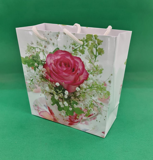 Пакет подарунковий під чашку 16/16/8 (артЧ-072) (12 шт.) Харків - фото 1