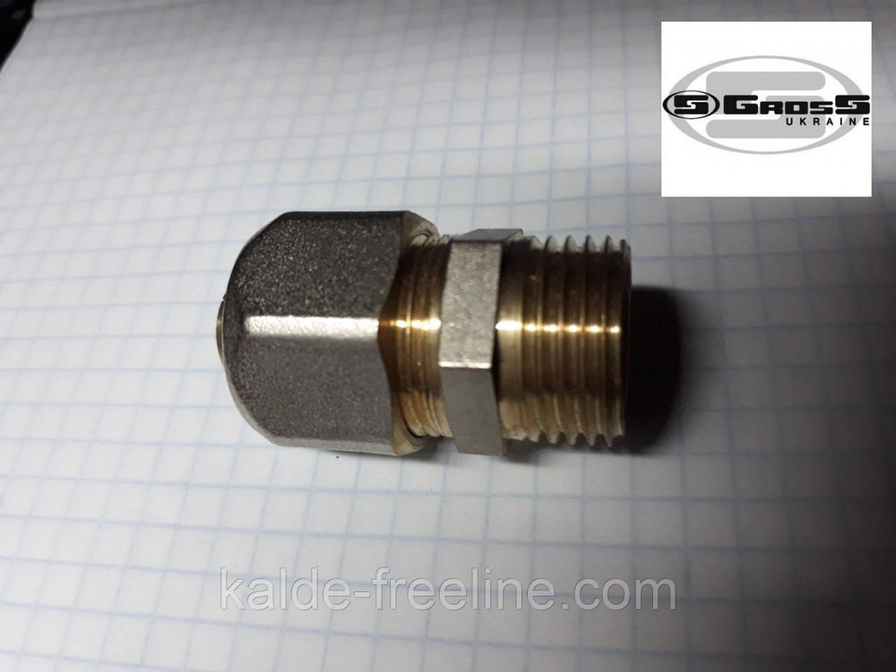 Муфта внутрішня різьба 32*1 M Gross (посилена) для металопластикової труби Харків - фото 2