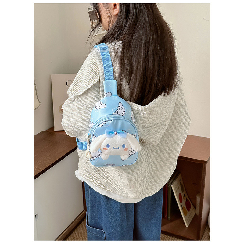 Детская сумка TD-34 Kuromi с аниме через плечо на одно отделение с ремешком Blue Киев - изображение 4