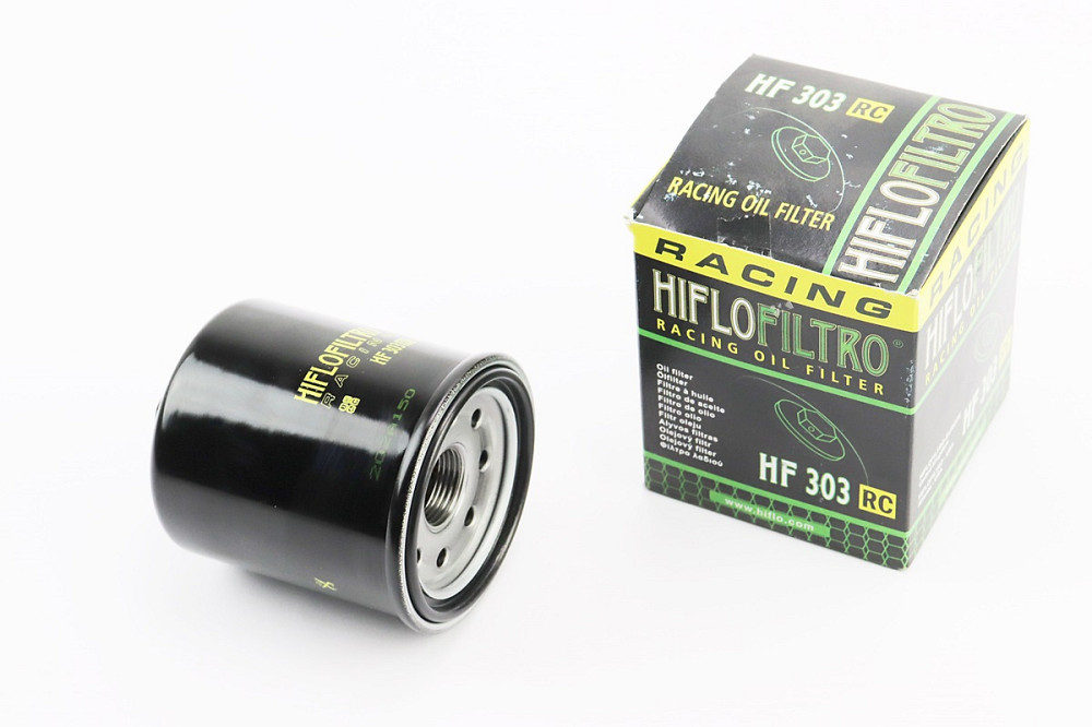 Фільтр масляний HF303RC (65x83мм) Honda CB400/CB500/CB600/CB750/CB1000, Kawasaki EX300/ZX400/ZX600/EX650, ATV Polaris 300/400/500 Київ - фото 1