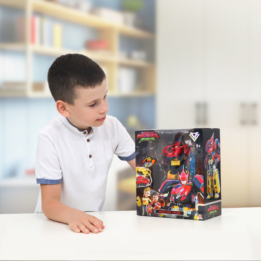 Ігровий набір з роботом-трансформером – Раптор Трон Дніпро - фото 8