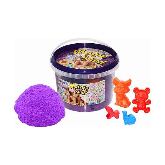 Magic sand бузкового кольору, у відрі 0,500 кг, шт Киев