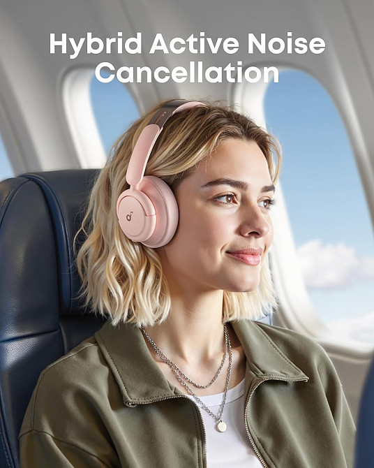 Bluetooth-гарнітура Anker SoundCore Life Q30 v2 Sakura Pink (A3028353) ( Рожевий ) Харьков - изображение 7