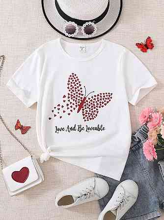 Футболка женская с принтом 44 Белая 2634325369 Днепр