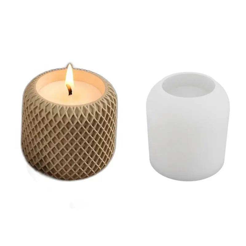 Силиконовая форма для подсвечника из смолы,глины,воска  72 х 70 мм 