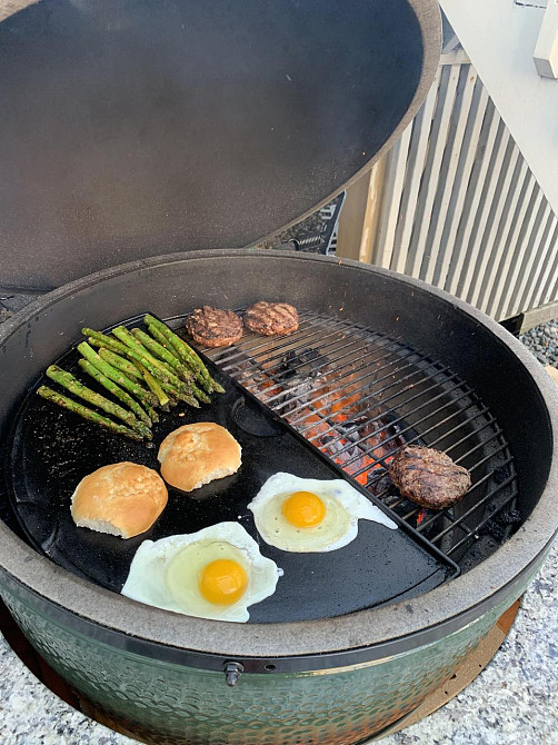 Плита, планча чавунна 23х46x1см для гриля L Big Green Egg 122988 (CIGHL / 104090) Код: 003085 Рівне - фото 4