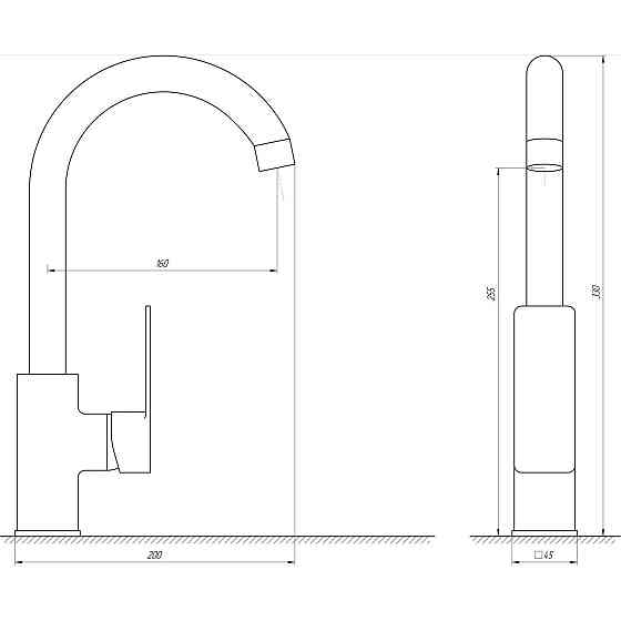 Смеситель для кухни DOMINO MALIBU DMM-203L (000013703) Киев