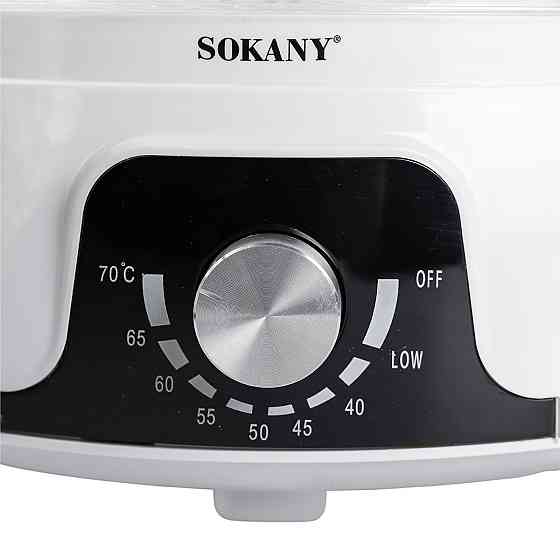 Sokany Сушарка для фруктів та овочів електрична 350 Вт 5 лотків Sokany SK-10072 Коломия