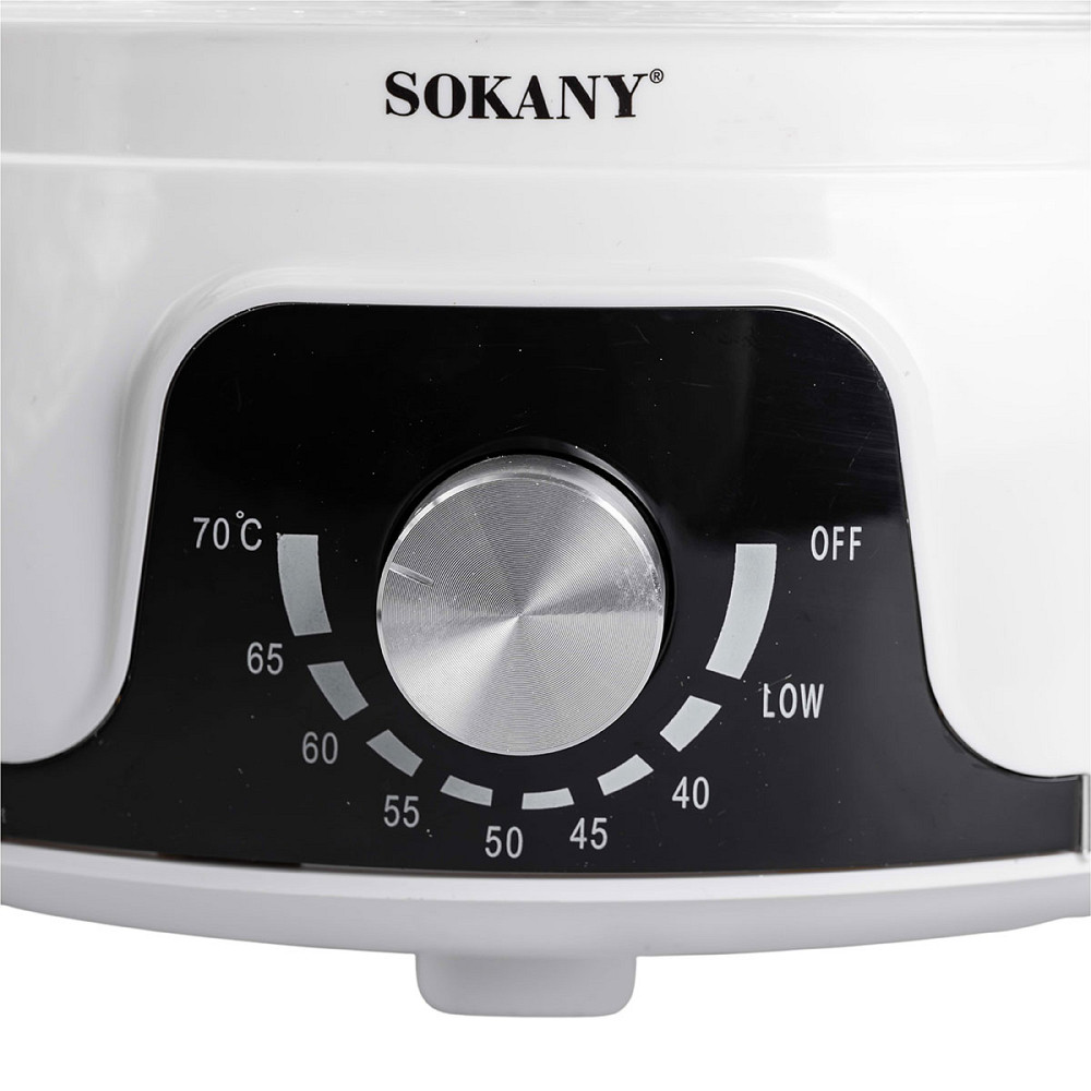 Sokany Сушарка для фруктів та овочів електрична 350 Вт 5 лотків Sokany SK-10072 Коломия - фото 6