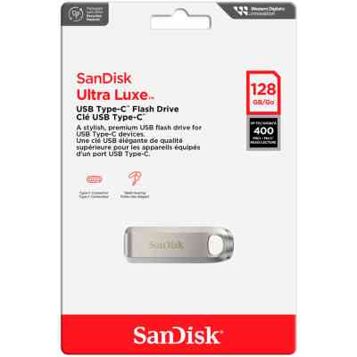 USB флеш накопичувач SanDisk 128GB Ultra Luxe Type-C USB 3.2 (SDCZ75-128G-G46) Вінниця