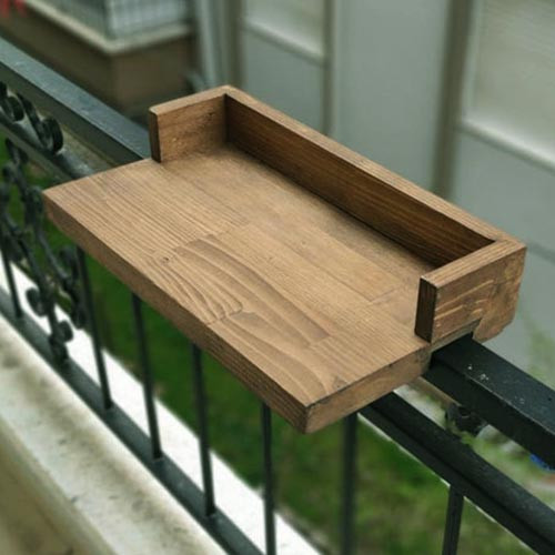 Подвесной балконный столик 