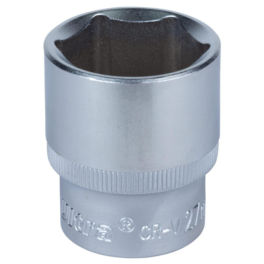 Насадка шестигранна коротка 1/2" 27мм CrV ULTRA (6070272) Рівне - фото 2