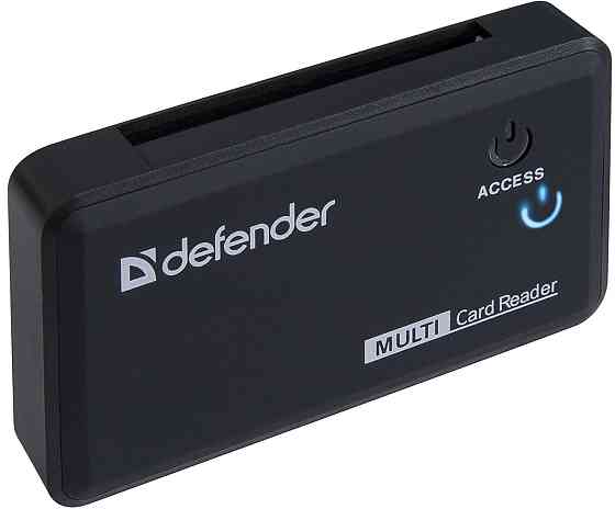 USB-хаб Defender Card Reader Optimus USB 2.0 Black (83501) (6054061) Київ