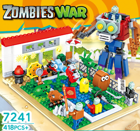 Дитячий конструктор Рослини проти Зомбі 7241 лего Plants vs Zombies фігурки 418 дет ( 22150 ) Харків