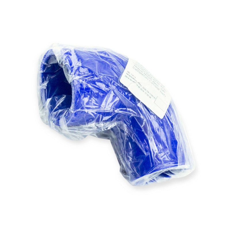 Патрубок системи ПАЗ 50х60 (турбіни) лівий силікон синій повітряний Мукачево - фото 1