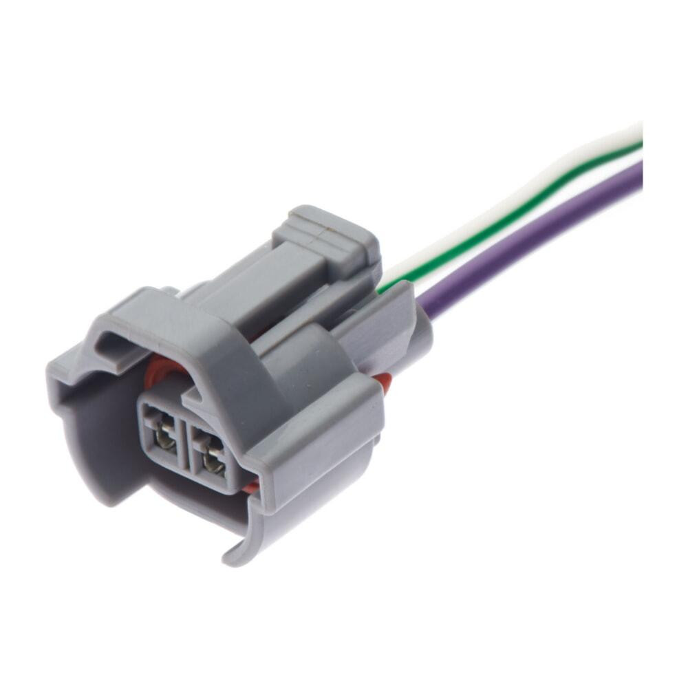 Електричний з'єднувач із дротом, 2-контактний, Топл. Форсунка, Сірий, Пластик, Київ - фото 1