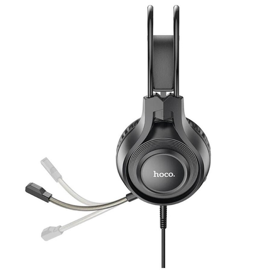 Игровые проводные наушники Hoco W106 Tiger с микрофоном (Черные) Винница - изображение 4