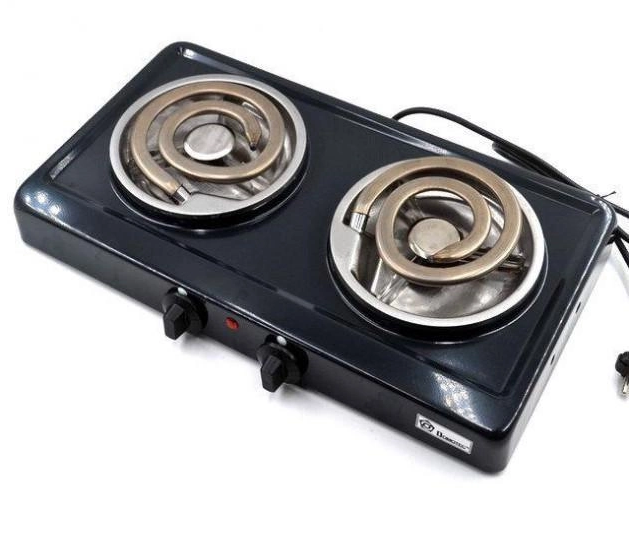 Плита електрична настільна двоконфорочна Domotec MS 5532 з широкою спіраллю 4790 Одеса - фото 1