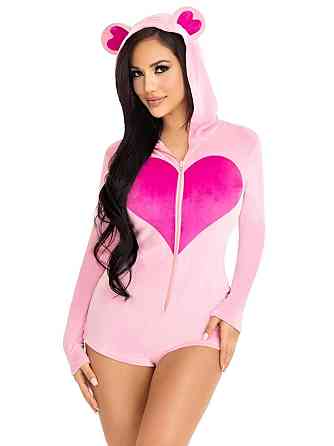 Комбінезон «Солодкий ведмедик» Leg Avenue Sweetheart Bear Velvet Romper XS Sex Aura Київ