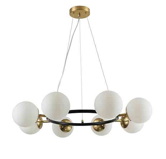 SIRIUS Люстра підвісна молекула 74542/8 CP+Matte Black на 8 плафонів Киев