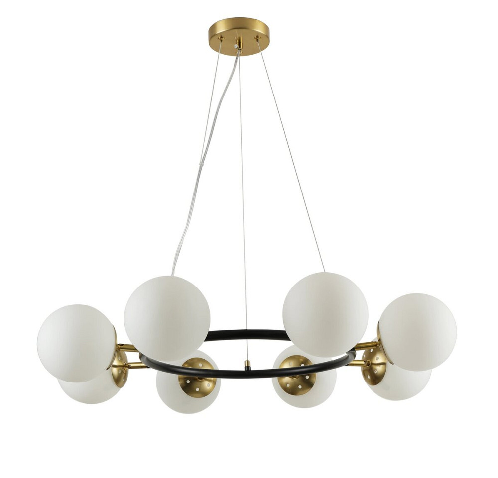 SIRIUS Люстра підвісна молекула 74542/8 CP+Matte Black на 8 плафонів Киев - изображение 3