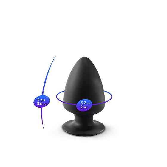 Анальна пробка SilexD (Model 1 size S) двошарова, силікон + Silexpan, діаметр 5 см Sex Aura Київ