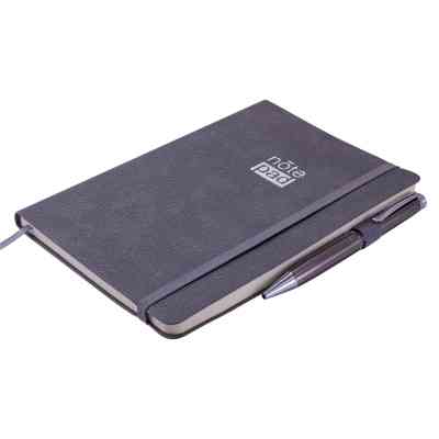 Книга записна Buromax RESPECT А5 96 аркушів крапка, сірий (BM.295308-09) Вінниця